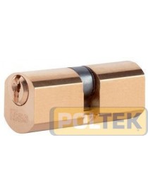 CILINDRO ISEO F5 SFACCETTATO OTTONE d.22 mm 54 (27+27)