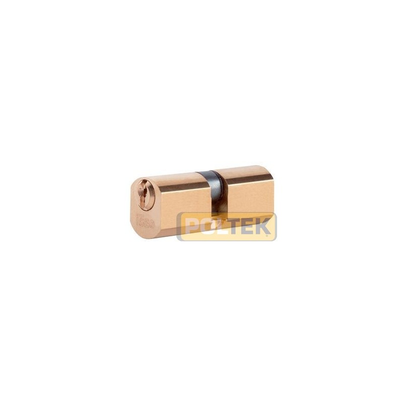 CILINDRO ISEO F5 SFACCETTATO OTTONE d.22 mm 54 (27+27)