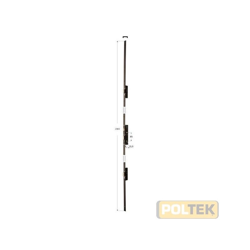 La serratura ad ingranaggi Performa è la soluzione ideale per le porte in alluminio che tendono a deformarsi a causa dei materi