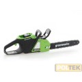 GREENWORKS DVT 48V MOTOSEGA GD48CS36 SOLO CORPO