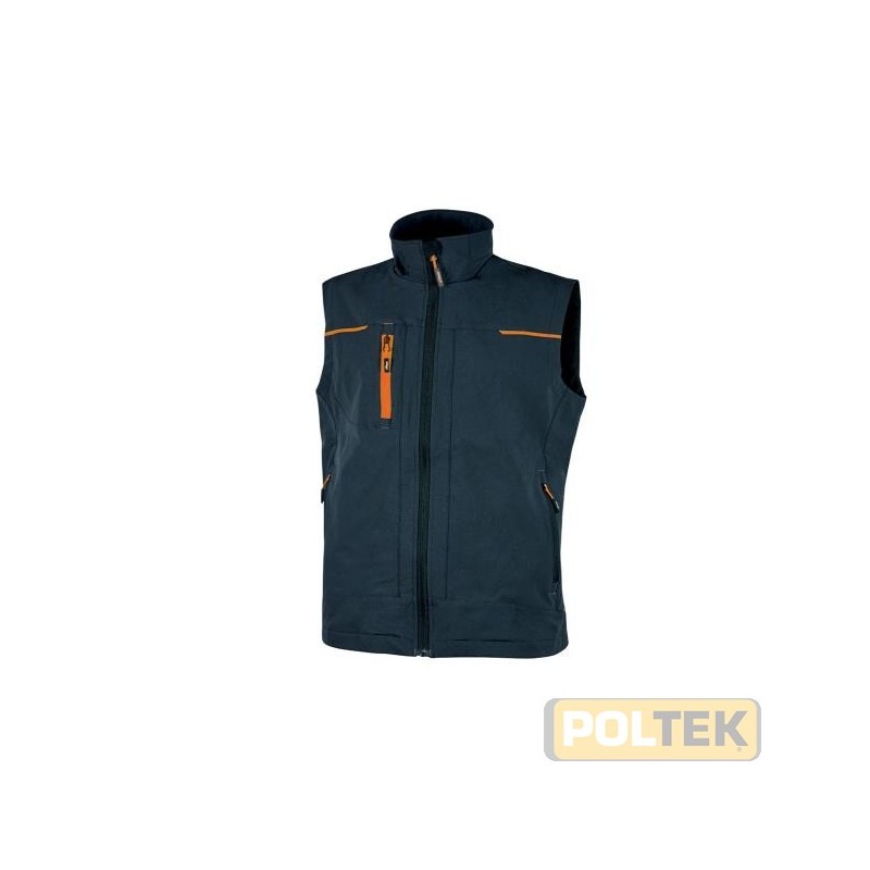 Gilet in tessuto U-4 (U-Power 4 way stretch) molto comodo, resistente, morbido sulla pelle, idrorepellente, traspirante e asciug