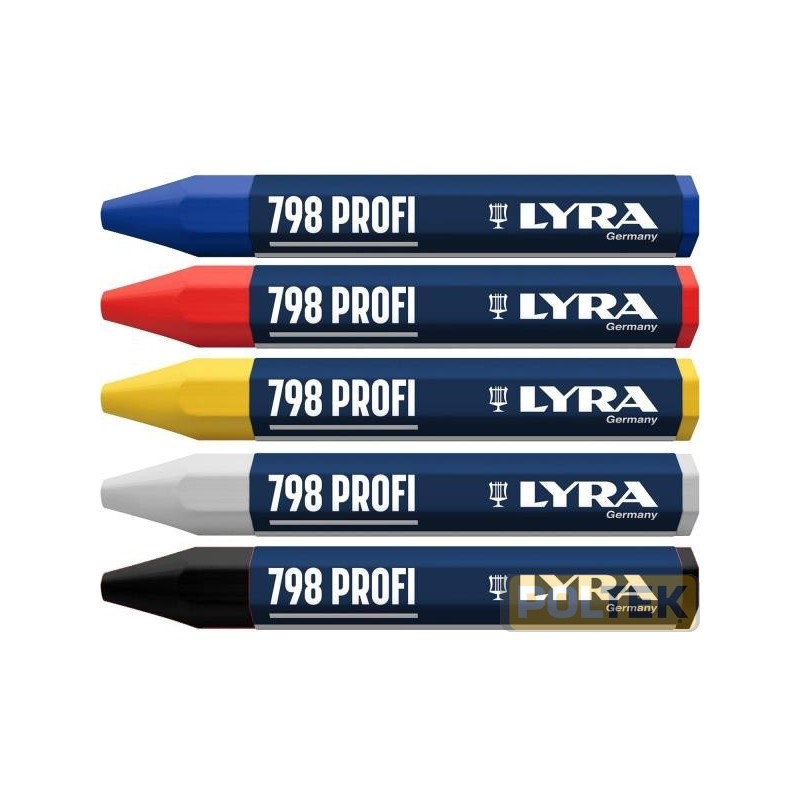 Gesso industriale esagonale ad uso professionale a base cera, ideale per scrivere su metallo, piastrelle, pietra e calcestruzzo,