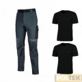 KIT PANTALONE U-POWER WORLD ASPHALT GREY+ 2 T-SHIRT