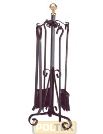 PORTATTREZZO FERRO BATTUTO h. 60