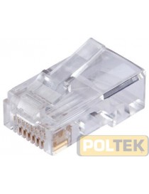 COMPONENTE LAN PLUG RJ45 CAT 5e