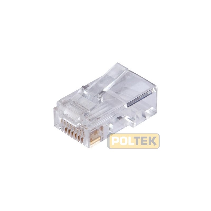 COMPONENTE LAN PLUG RJ45 CAT 6