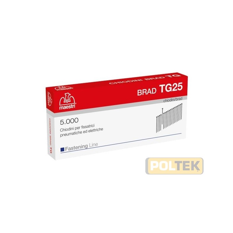 ROCAMA CHIODINI C/TESTA PER CHIODAT. PNEUM. 1x25