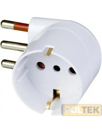 ADATTATORE ROSI 90° BIANCO 16A