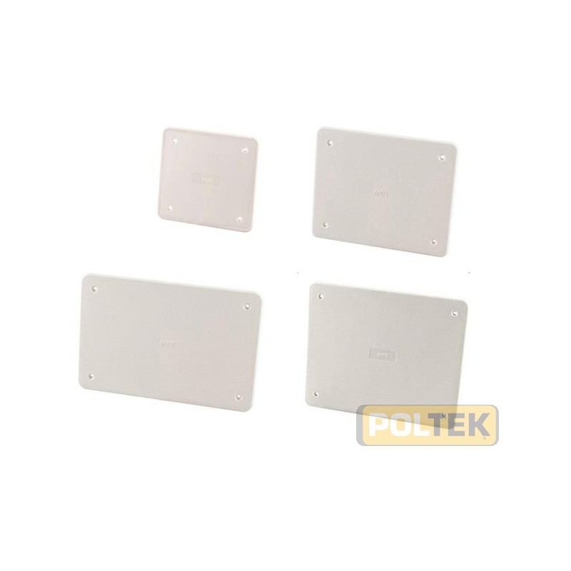 COPERCHIO RIC. C/VITI SCATOLE INCASSO IP40 MIS.2/3 mm 119x96