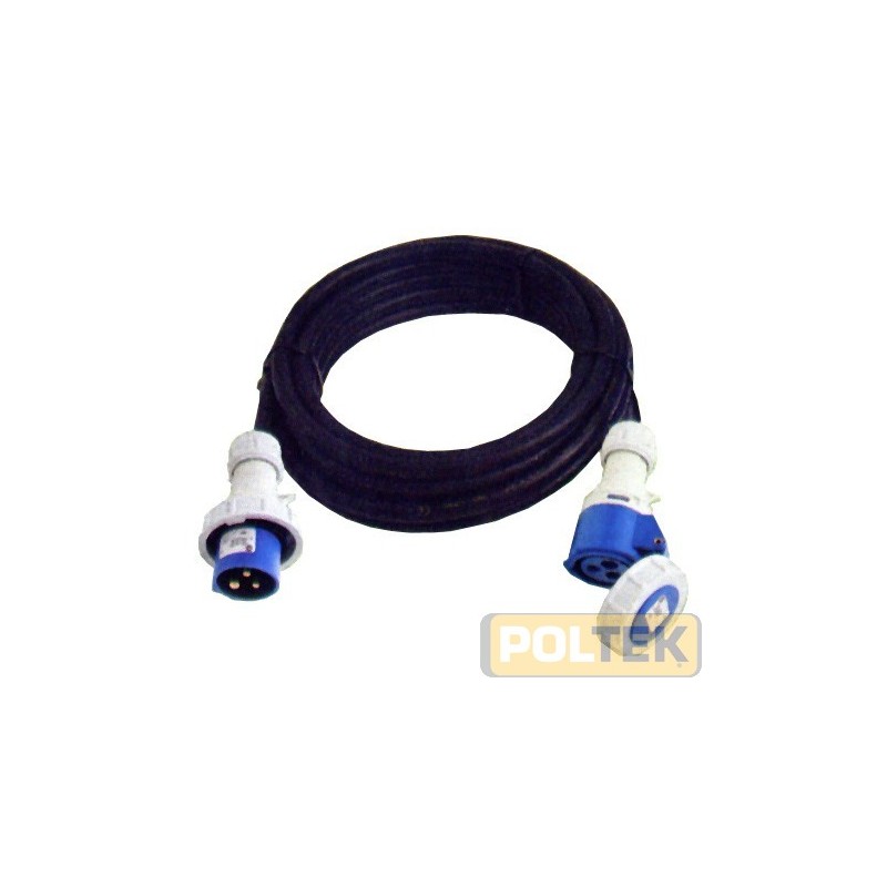 Prolunga per cantiere con cavo H07RN-f (neoprene).