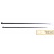 FASCETTA CABLAGGI POLTEK NERA 2,5x140