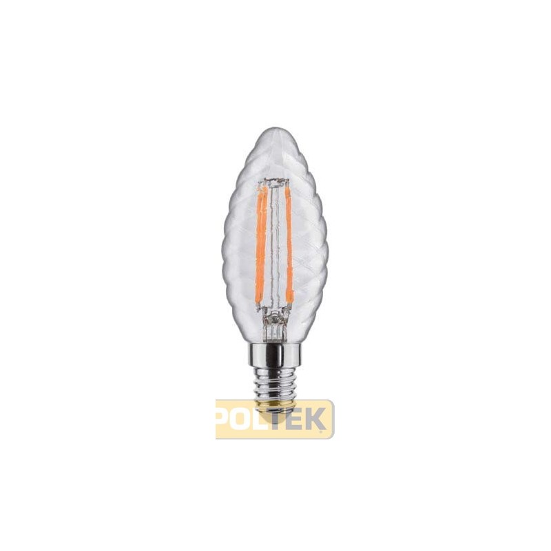 LAMPADA SHOT LED STICK TORTIGLIONE E14 2,5W 2700°K
