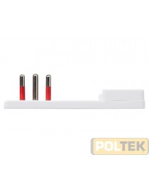 SPINA ROSI ULTRAPIATTA 90° 2P+T 10A BIANCA