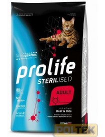 PROLIFE GATTO DRY ST GF SENSITIVE MANZO e RISO kg 1,5