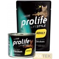 PROLIFE GATTO BUSTA 85g LIFE STYLE ADULT POLLO