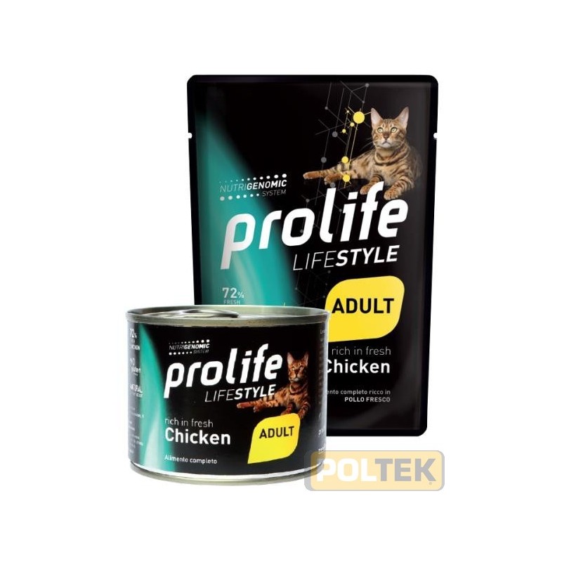 PROLIFE GATTO BUSTA 85g LIFE STYLE ADULT POLLO