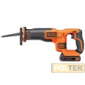 BLACK&DECKER SEGA GATTUCCIO BDCR18 18V 1b 1,5Ah