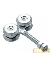 COMUNELLO SCORREVOLE 4 RUOTE C/CUSCINETTI mm 44