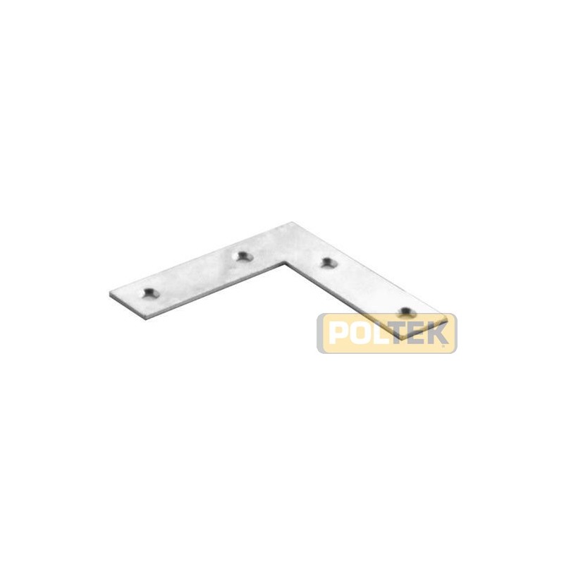 Angolo di rinforzo leggero con spessore mm1,8 e larghezza mm12.
