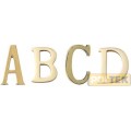 LETTERA OTTONE CON PIOLI "B" mm 50