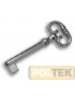 MERONI ACCESSORI CHIAVE ZAMA PER MOBILI O1692 OTTONE ANTICO