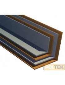 PROFILO ALL. ANGOLARE ml 2 ARGENTO mm 10x10x1