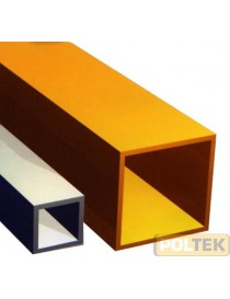 PROFILO ALL. QUADRO VUOTO ml 2 ARGENTO mm 10x10x1