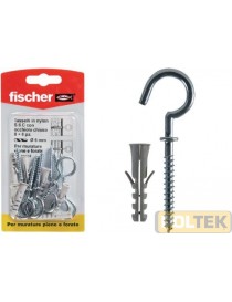TASSELLO FISCHER BLISTER S 6 C/3 K OCCHIOLO CHIUSO