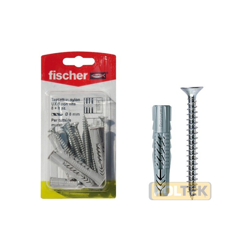 TASSELLO FISCHER BLISTER UX 8x50 S/10 (pz.8)