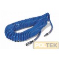 TUBO SPIRALATO POLIURETANO ATTACCO RAPIDO 6,5x10 mt 8