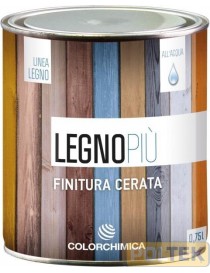 COLORCHIMICA FINITURA LEGNOPIU' ACQUA CERATO BIANCO ml 750