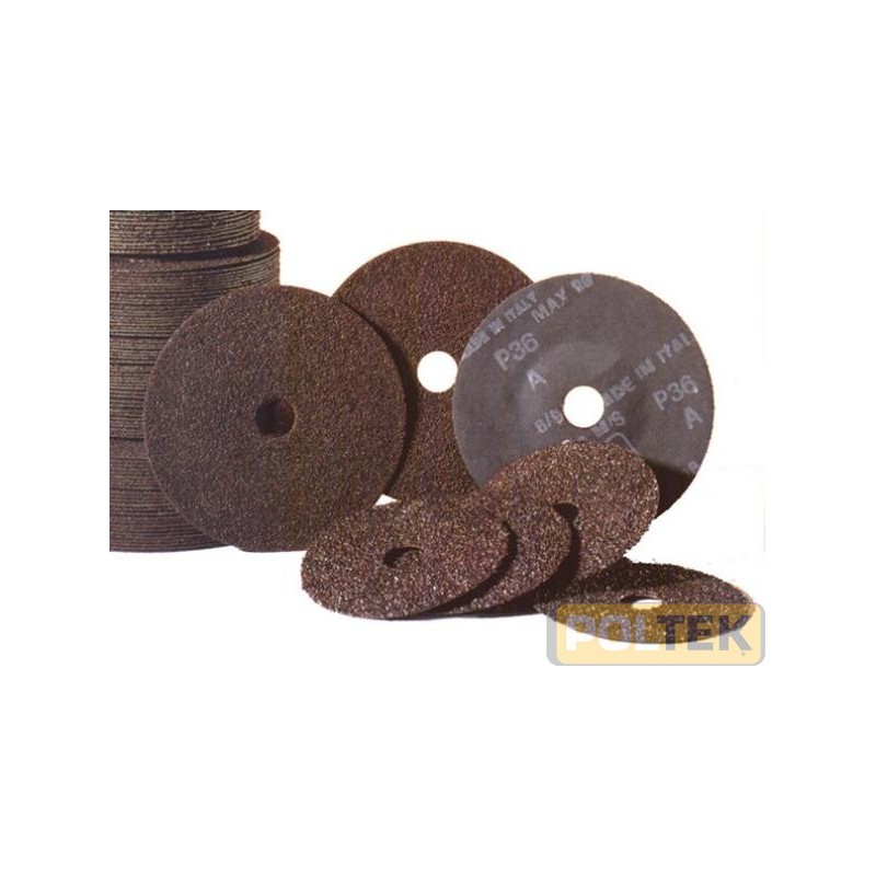 Disco fibrato al corindone, indicato per smerigliare ed aspotare ruggine ed incrostazioni.