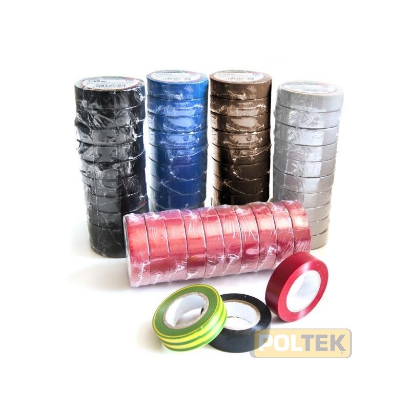 Nastro isolante autoestinguente in pvc. Spessore mm 0,13. Per impianti elettrici, isolamento e marcatura cavi, cablaggi automobi