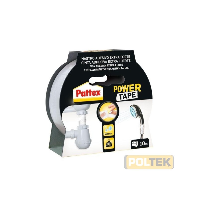 Nastro fortemente adesivo, antiabrasione, impermeabile all'acqua e all'aria. Formato da 3 strati rinforzato da una trama in mate