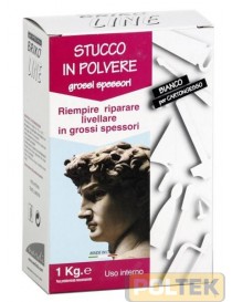BRIKO LINE STUCCO IN POLVERE GROSSI SPES.CARTONG kg 1