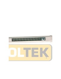 BRIS ALLUMINIO OVALE C/MOLLA E VENTOSA d.14 BIANCO cm 90/150