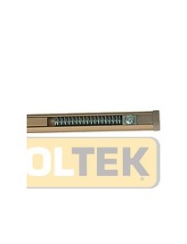 BRIS ALLUMINIO OVALE C/MOLLA E VENTOSA d.14 ORO cm 30/40