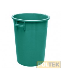 BIDONE IMMONDIZIA INDUSTRIALE VERDE lt 75