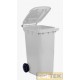 BIDONE IMMONDIZIA lt 240 mm 580x730x1070 BIANCO