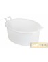 BACINELLA OVALE PER ALIMENTI BIANCA d. 65 lt. 36