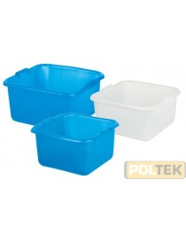 BACINELLA QUADRA AZZURRA cm l. 30 x p. 30 x h.15 lt. 13,5
