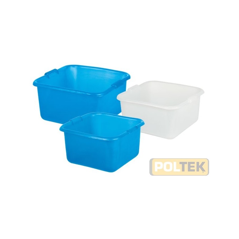 BACINELLA QUADRA AZZURRA cm l. 34 x p. 34 x h.17 lt. 19,6