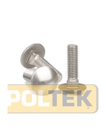 VITE TESTA TONDA QSF TUTTO FILETTO INOX DIN603 6x80