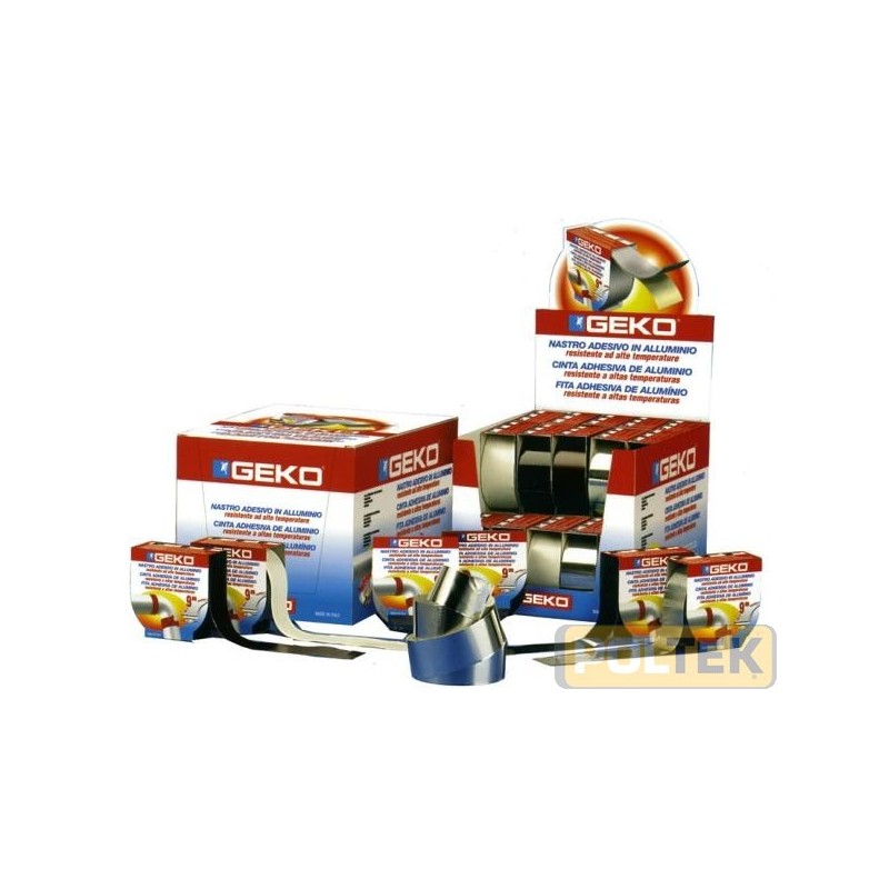 NASTRO ADESIVO IN ALLUM. ALTA TEMP. mm 40x9 ml MARRONE