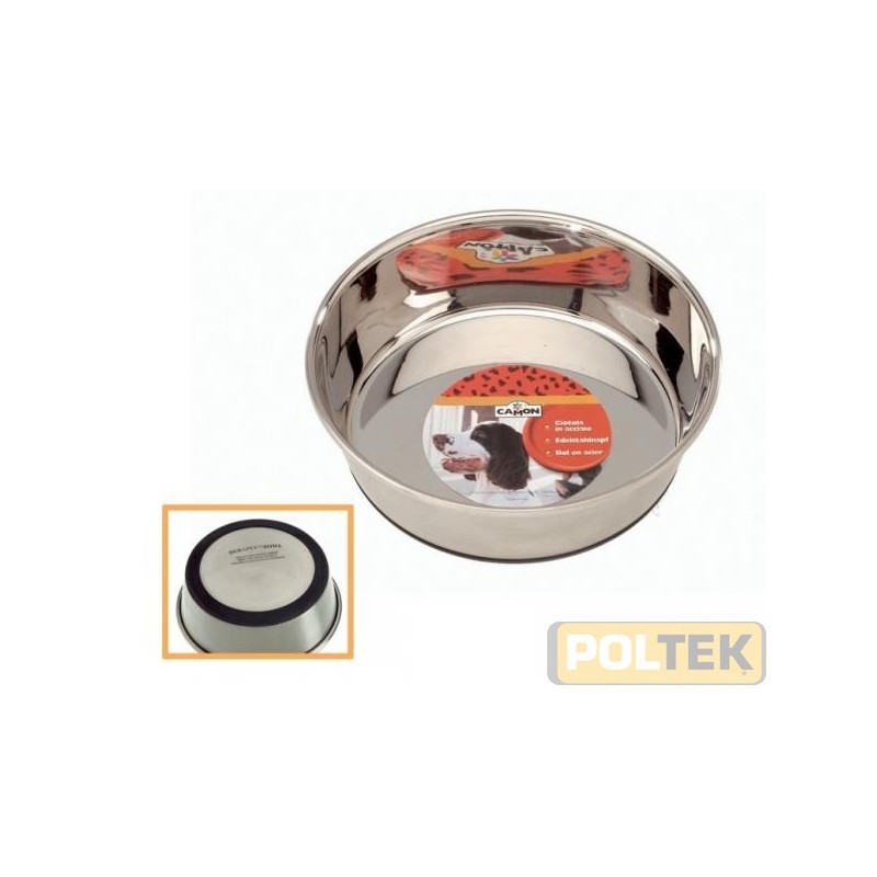 Le ciotole "Durapet" sono di altissima qualità, solide, pesanti e in acciaio inossidabile. Hanno un anello in gomma resistente 