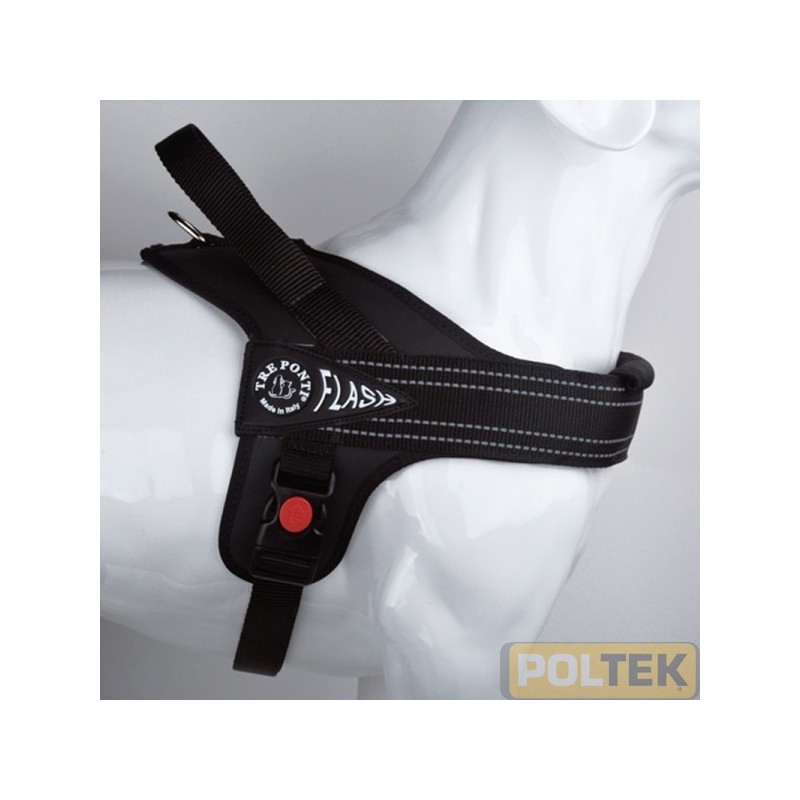 TRE PONTI PETTORINA CANI GR. FLASH NERO tg. XXL