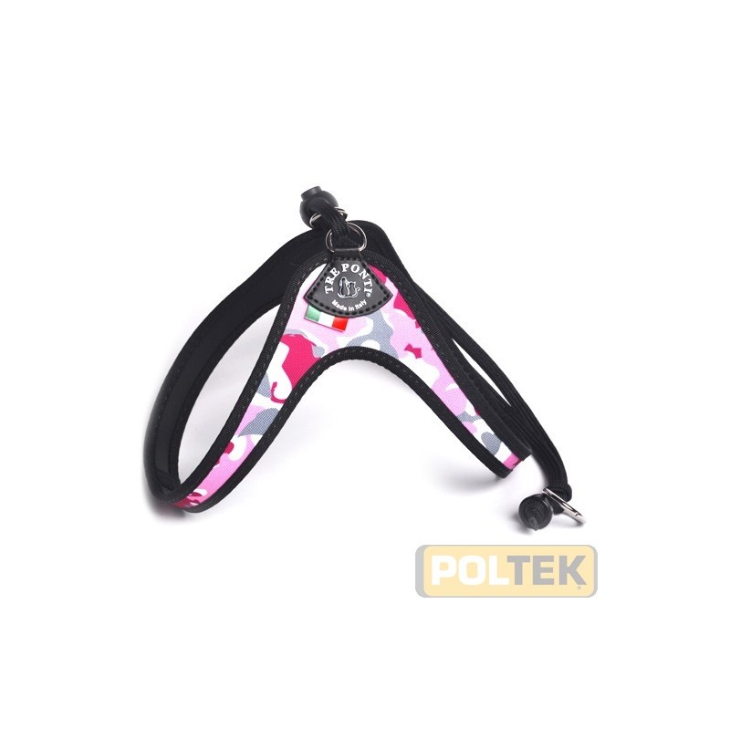 TRE PONTI PETTORINA MIMETICA ROSA CHIUSURA C/LACCIO MIS 3