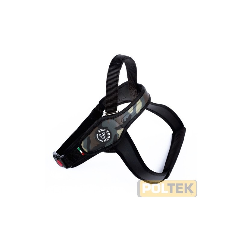 TRE PONTI PETTORINA DORSALE CANI GR. CANNETE' MIMETICO XXL