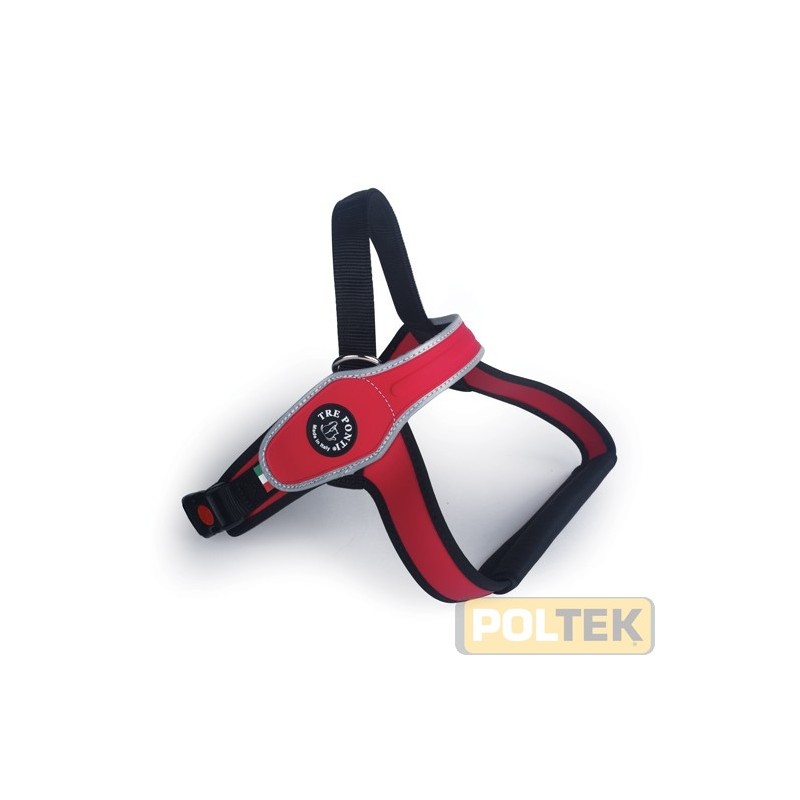 TRE PONTI PETTORINA DORSALE BORDO RIFRAN. ROSSA tg. XXL
