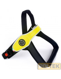 TRE PONTI PETTORINA DORSALE BORDO RIFRAN. GIALLO tg. L